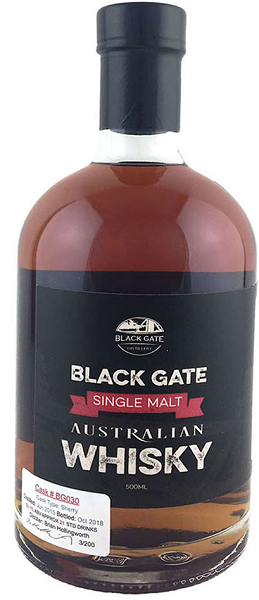 Black Gate Peated Whisky, Bourbon Cask