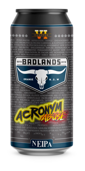 Badlands Acronym Abuse X