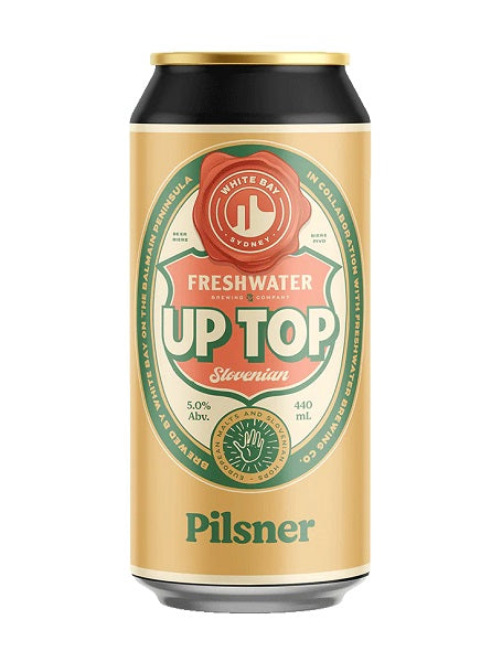 White Bay Up Top Slovenian Style Pilsner