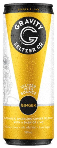 Gravity Seltzer Ginger & Lime