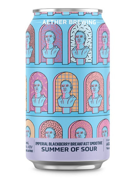 Aether Blackberry Breakfast Smoothie Sour
