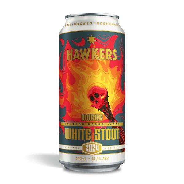 Hawkers Double Bourbon Barrel Aged White Stout
