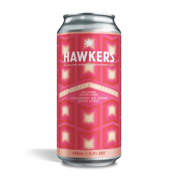 Hawkers Neopolitan Bonaparte Strawberry White Stout