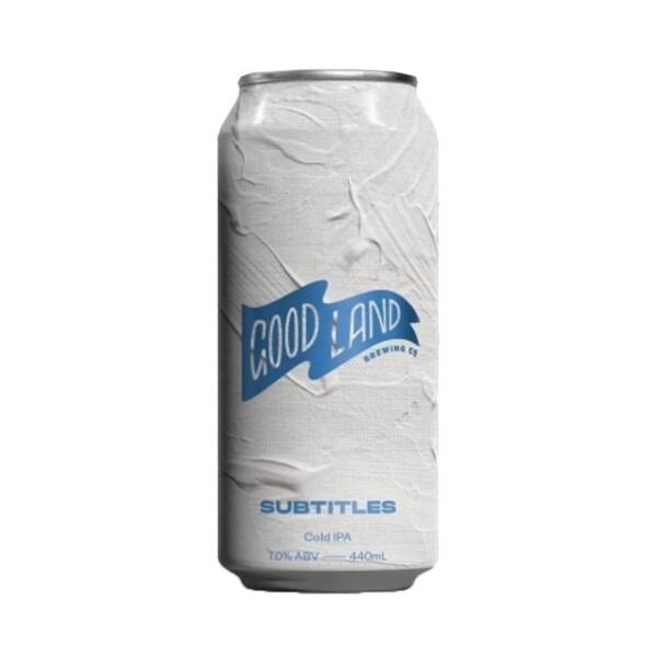Good Land Subtitles Cold IPA 440ml Can