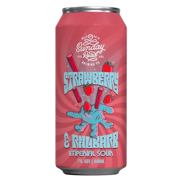 Sunday Road Strawberry & Rhubarb Sour