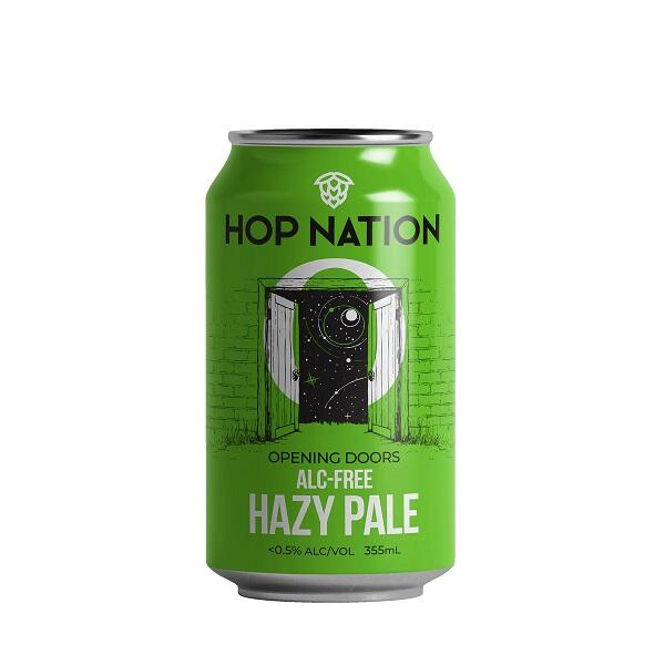 Hop Nation Opening Doors Non Alc Hazy