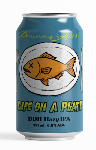 Dangerous Ales Life On A Plate DDH Hazy IPA