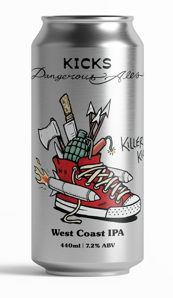 Dangerous Ales Killer Kicks WC IPA