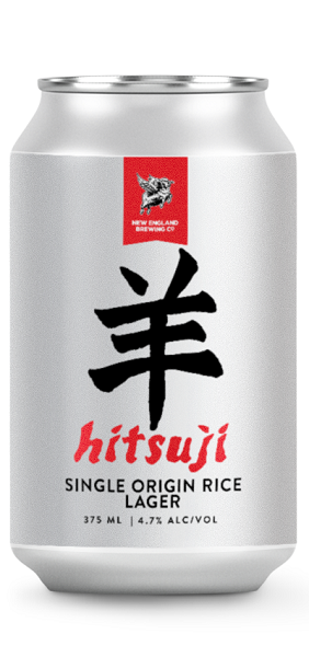 New England Brewing Hitsuji Rice Lager