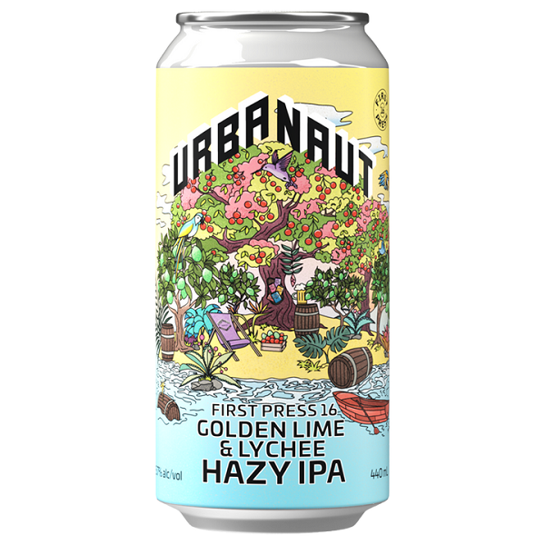 Urbanaut Golden Lime & Lychee Hazy IPA
