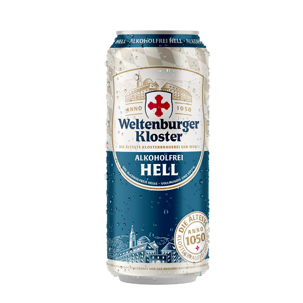 Weltenburger Kloster Alkoholfrei Hell 500ml Can
