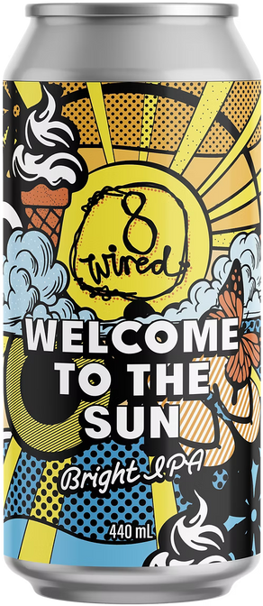 8 Wired Welcome to the Sun Bright IPA
