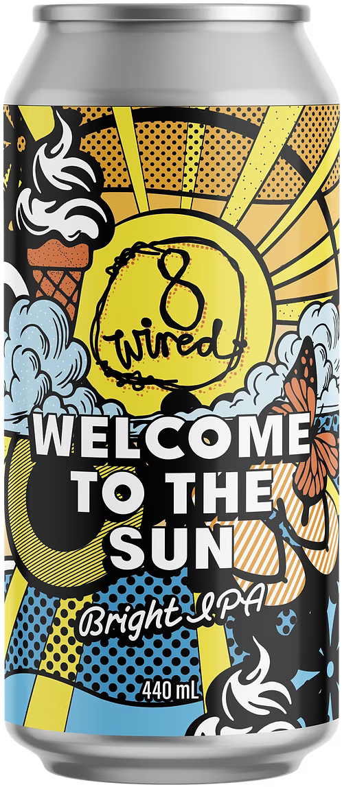 8 Wired Welcome to the Sun Bright IPA