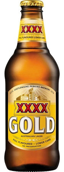 XXXX GOLD BTL 375ML